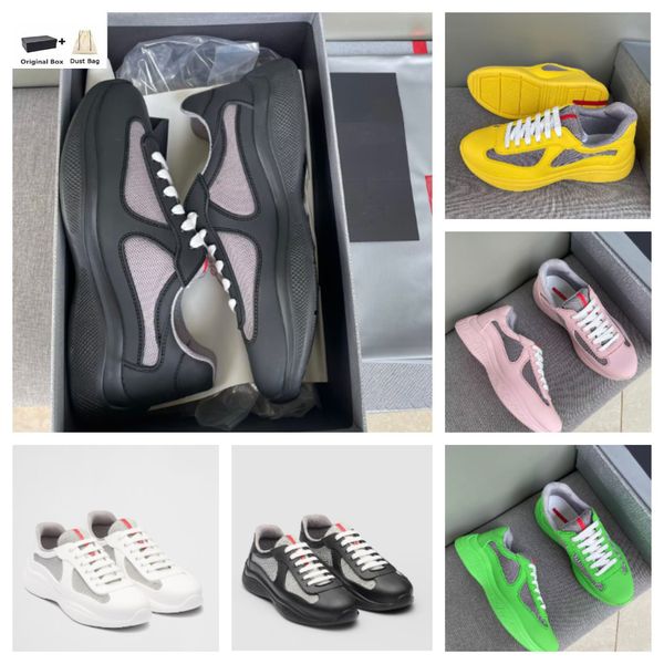 

designer shoes with box men america cup sneaker shoes b22 soft rubber bike dhgate man out of office sneakers casual walking comfort summer c, Black