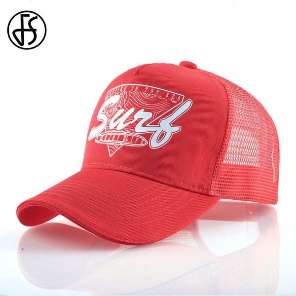 

ball caps fs summer red green 5 panel baseball cap breathable mesh for men women trucker hats casquette homme 230504, Blue;gray