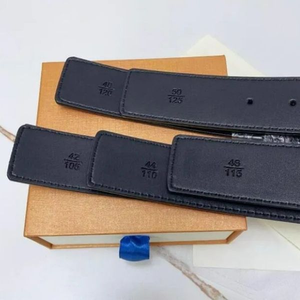 

men designer belts men classic fashion casual letter belt smooth buckle womens mens leather brand belt width 3.8cm with orange box, Black;brown