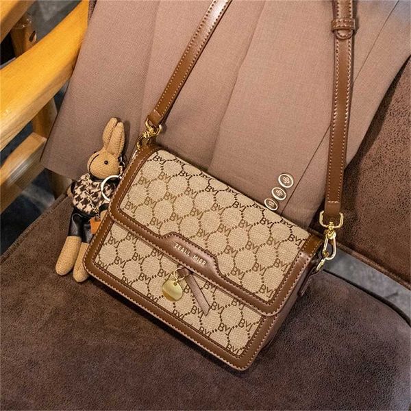 

handbags 2023 summer new leisure wide shoulder strap small square bag versatile printed sling one shoulder messenger bag