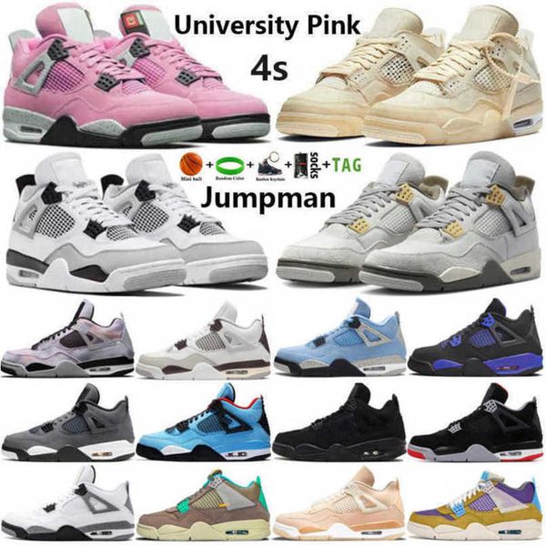 

2023 jumpman 4s mens basketball shoes sail oreo shimmer pn dust university pink zen master military black wild things men sports women