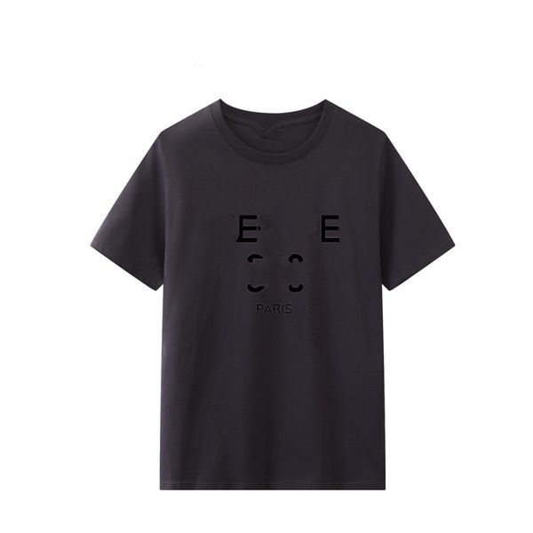 

men's t-shirts fashion men's t-shirt 2023 celins new cotton soft anti-wrinkle retro decorative printing letters casual student lov, White;black