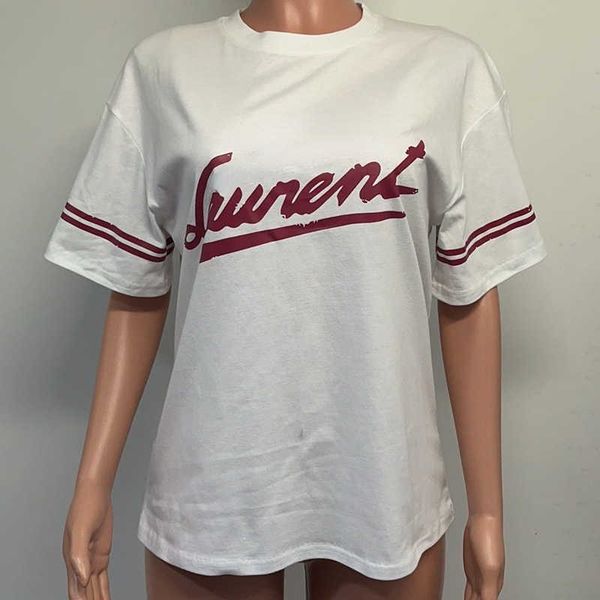 

fashion sweatshirts womens designer t shirt slp short sleeve t shirt letter print round neck tshirt woman cotton tshirt pullover tee, White