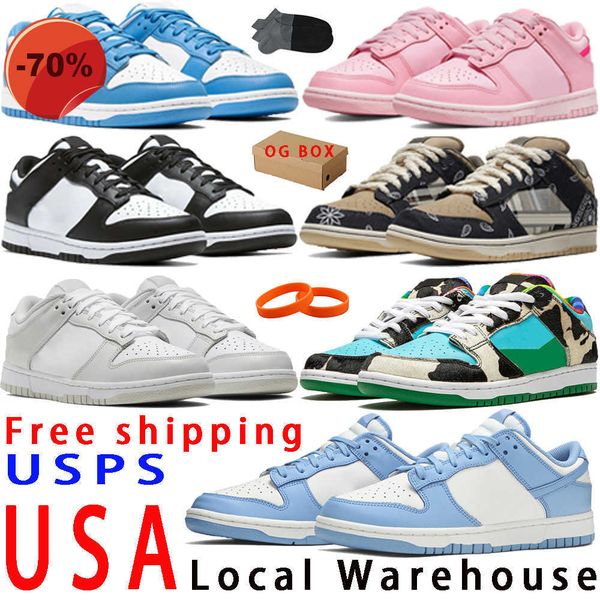

sandals with box low sb casual shoes lows white black panda university red unc grey fog mens sneakers womens pn dust triple pink trainers du