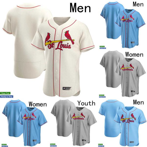 

baseball jersey men women youth st. louis''cardinals''4 yadier molina 28 nolan arenado 1 ozzie smith 6 stan musial 46 pa, Blue;black