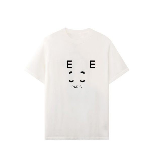 

men's t-shirts fashion men's t-shirt 2023 celins new cotton soft anti-wrinkle retro decorative printing letters casual student lov, White;black