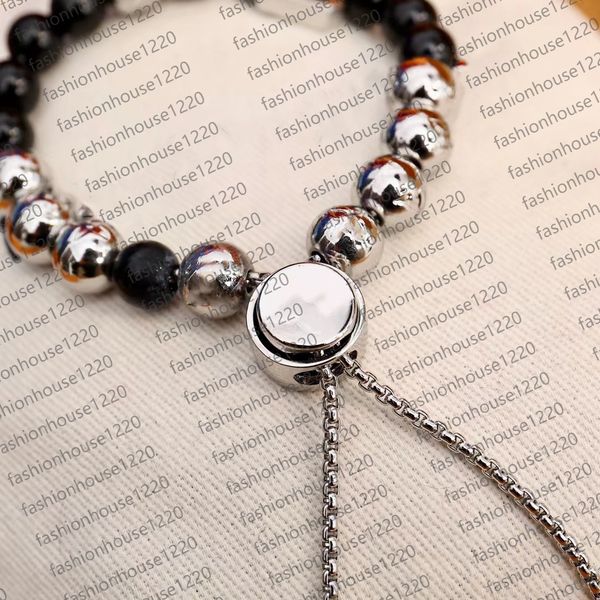 

classic design rope bracelet sports letter combination old flower adjustable beads charm for men and women, Golden;silver