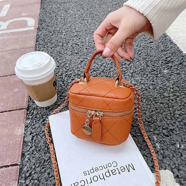 

new shoulder fashion mouth red korean version small fragrant wind lingge crossbody bag handbag factory outlet 70% off
