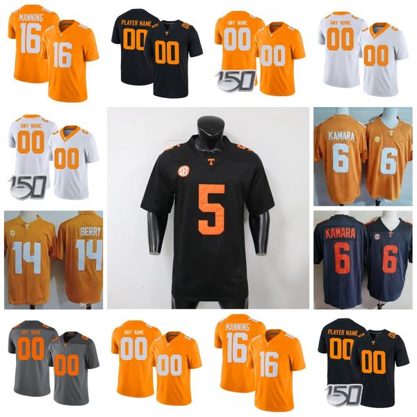 

custom tennessee volunteers college football jersey alvin kamara javonta payton hendon hooker joe milton iii tiyon evans velus jones jr. jab, Black