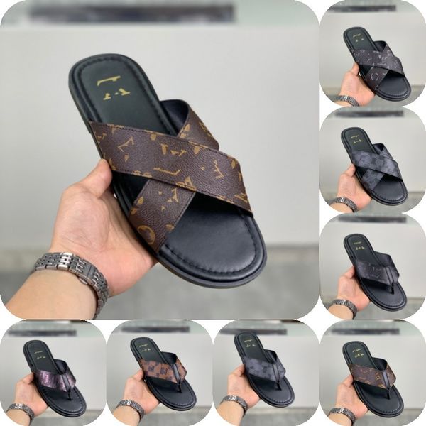 

10model indoor designer men slippers summer comfortable non-slip platform eva slippers lightweight house shoes luxurious bathroom slippers b, Black