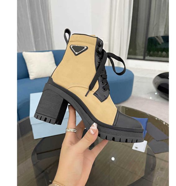 

designer martin boot women ankle genuine leather models platform bag boots triple cowhide motorcycle shoes quality, Black