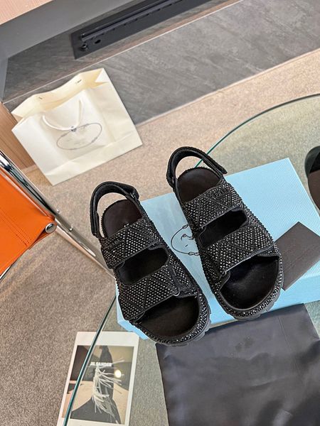 

women leather stud sandals platform sandals summer high heels rivets shoes genuine leather ladies party shoes with box 0420, Black