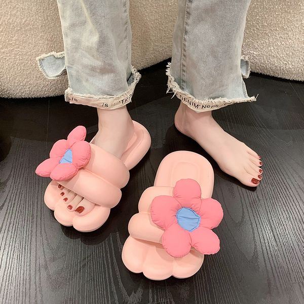 

slippers women's slippers summer fashion thick sole outdoor eva sandals ladies designer casual sports couple's elastic sandals 230, Black