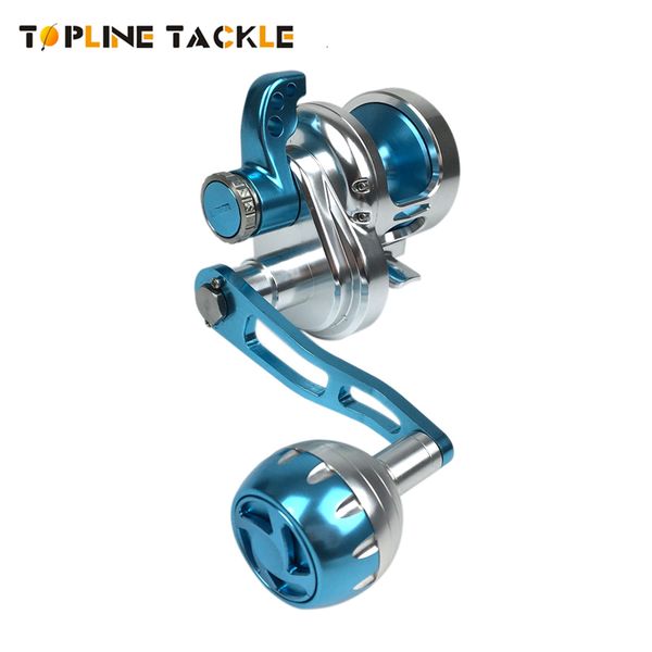 

baitcasting reels ine 6.3 1 slow pitch jigging reel aluminum cnc machined high retrieve max drag 35kg 9bb2rb grouper sea fishing jigs reel50