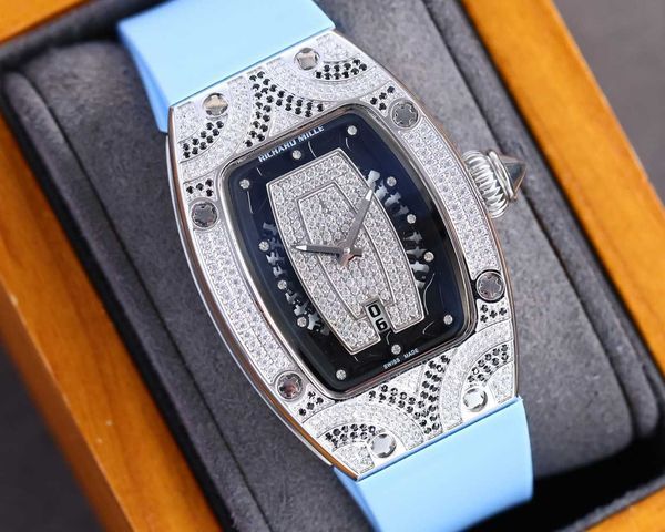 

high-quality new automatic mechanical wrist watches silver black super flash women's temperament simple waterproof quartz rm007 amazing, Slivery;black