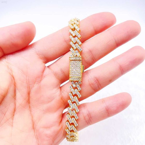 

vvs moissanite diamond cuban link chain s925 cuban chain, Silver