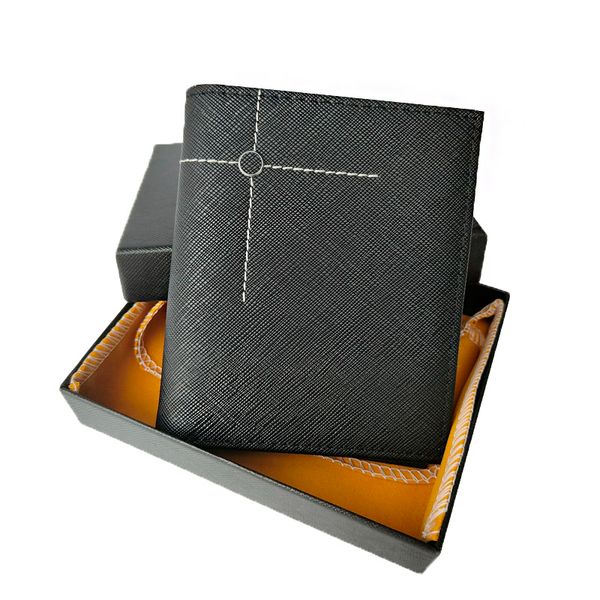 

fashion vintage designer wallets luxury short purse men clutch bags highs quality coin purses card holders with original box dust bag, Red;black