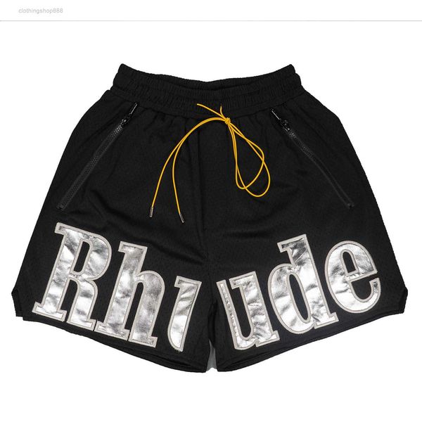 

designer shorts rhude shorts summer fashion beach pants men street wear red blue black purple pants mens short us siize:s-xl ydx4, White;black