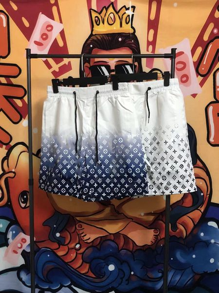 

summer mens shorts mix colour brands designers fashion board short mesh sportswear quick breathable drying swimwear printing man s clothing, White;black