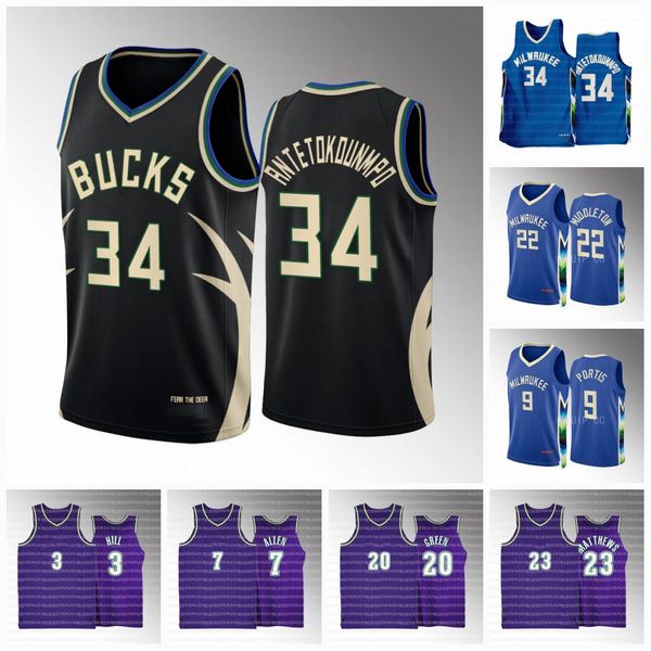 

milwaukees 2 giannis 34 antetokounmpo basketball jersey brewers city connet buck khris 22 middleton jrue 21 holiday brook 11 lopez bobby 9 p, Black;red