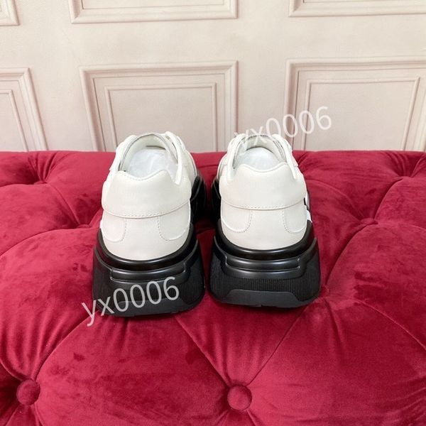

designer quality women sneaker casual shoes trainers dress shoes men leather breathable for change low outdoor sports sneakers, Black