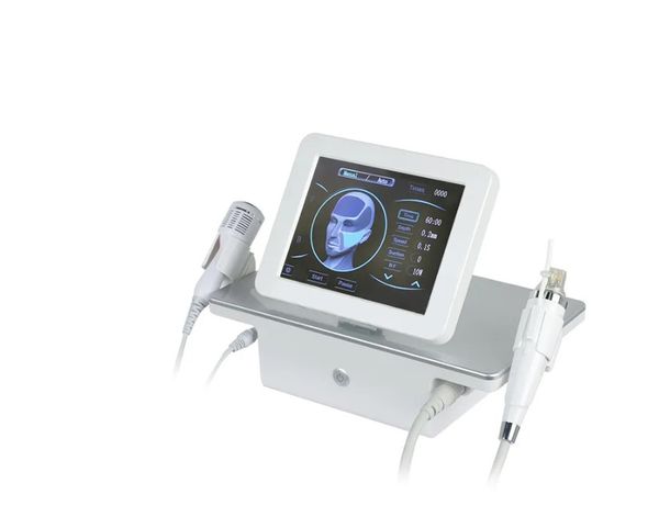 

2 in 1 fractional rf microneedling machine with ice hammer shrink pores acne treatment stretch marks remover micro-needle device
