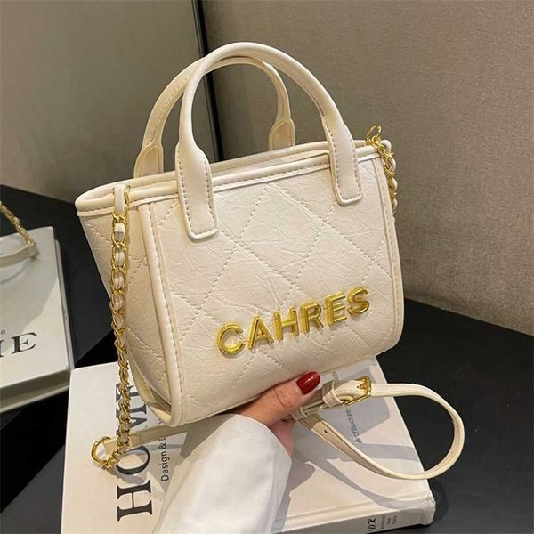

14% off 2023 fashion handbag lingge chain small for women new summer fashionable versatile crossbody popular large capacity handheld tote ba