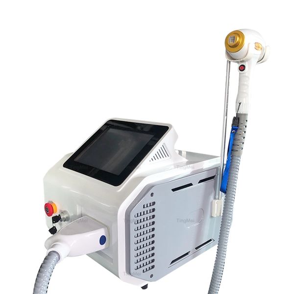 

2000w diode laser hair removal machine equipment permanent ice titanium epilator 755 808nm 1064nm, Black