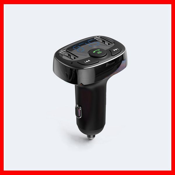 

car charger fm transmitter aux modulator wireless bluetooth handscar kit car audio mp3 player quick charge dual usb car-charge car-charger c