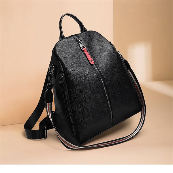 

school bags youse women's bag super fire litchi backpack fashion bag 230504