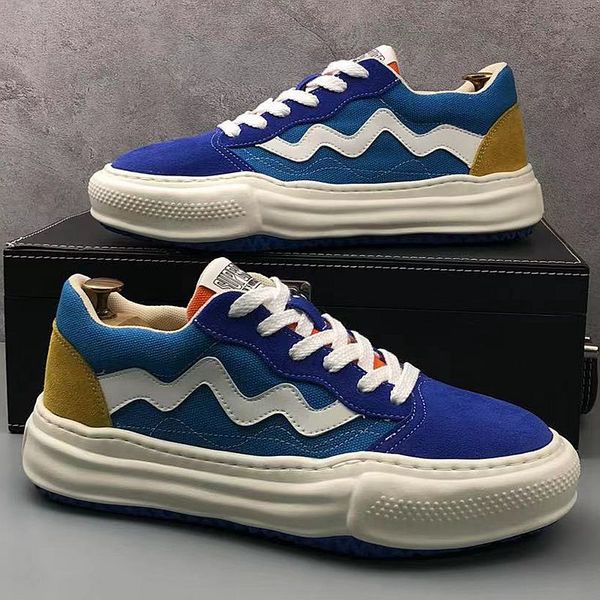 

luxury designer wedding dress party shoes summer fashion breathable vulcanized canvas sports casual sneakers round toe business driving walk, Black