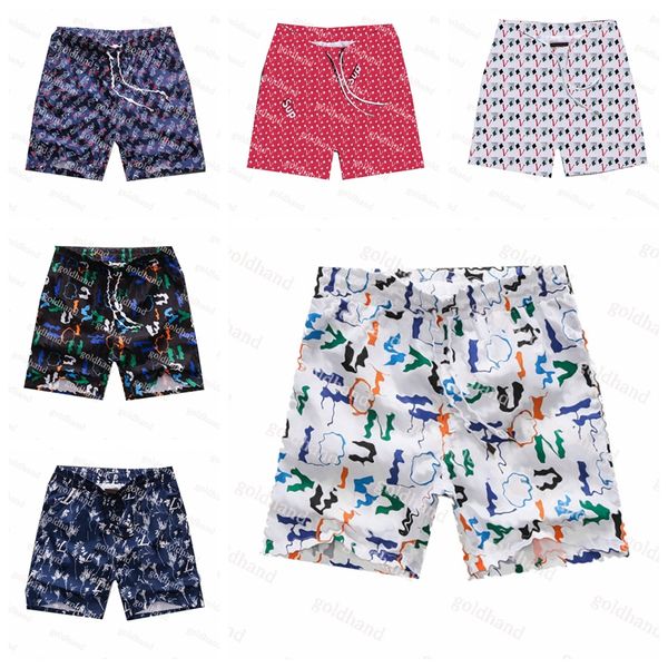 

designer mens swimwear summer fashion beach shorts breathable sports shorts quick quick drying swimtrank brand board shorts, White;black