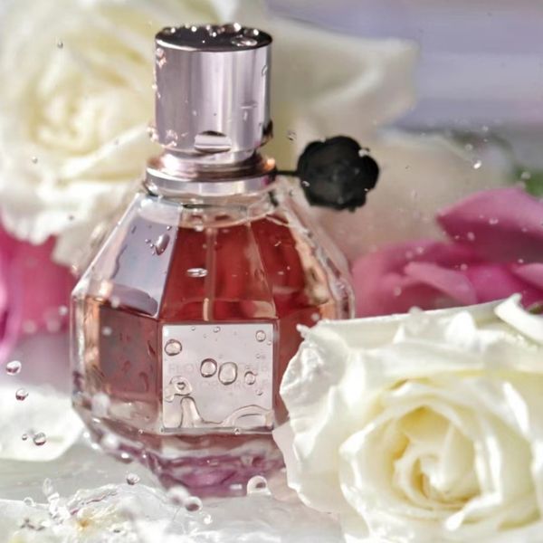 

women fragrance 100ml 3.4 oz good smells flowersbomb parfum girl cologne spray gift fast delivery