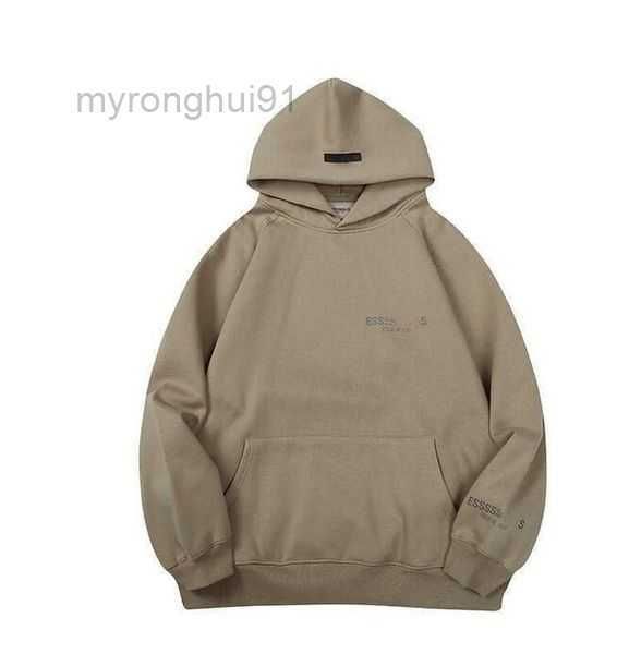 

men's hoodies & sweatshirts designer mens essentail pullover streetwear essen clothing hooded jumper refflective letter printing size, Black