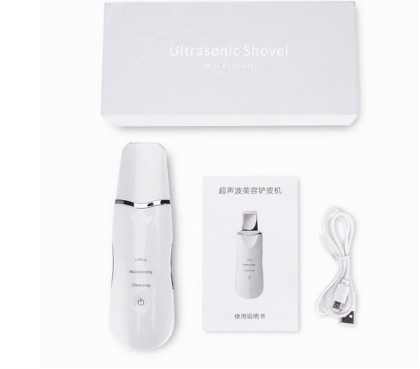 

portable ultrasonic skin scrubber facial cleaner