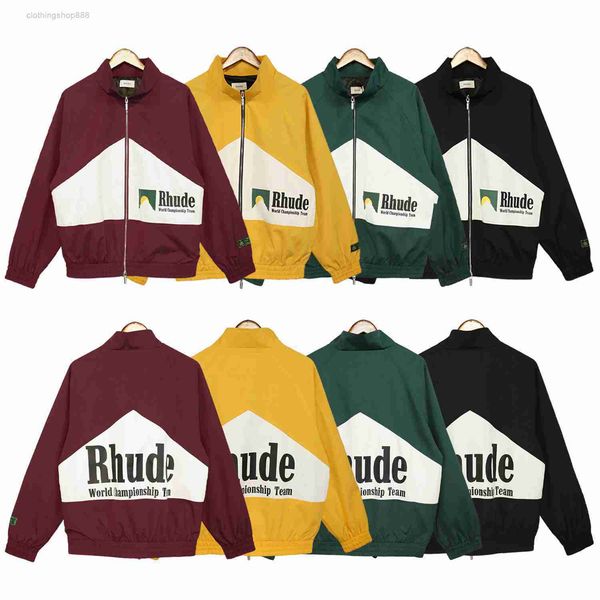 

rhude hoodie & small and trendy patchwork pill zipper printed 2kxp, Black