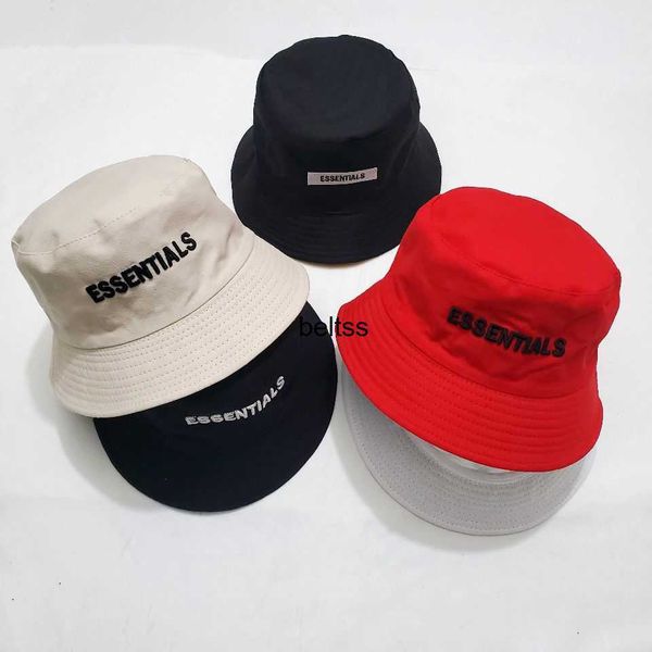 

essentials embroidery letter available on both sides fisherman hat shade, Blue;gray