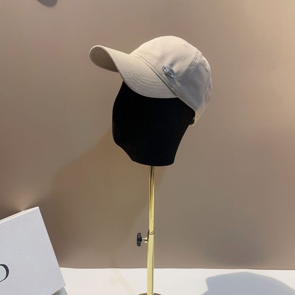 

designer fashion saturn baseball cap curved brim hat versatile sunshade letter caps, Blue;gray