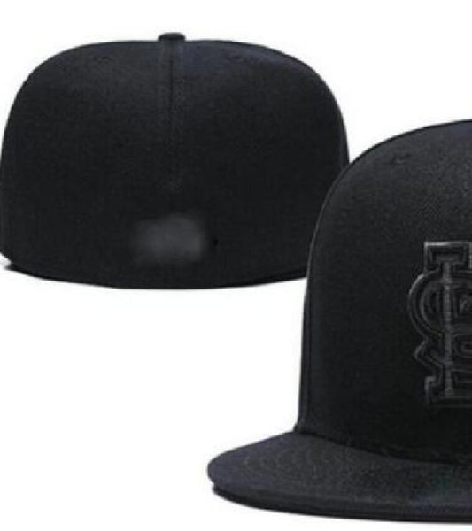 

2023 men's baseball full closed caps summer navy blue letter bone men women black color all 32 teams casual sport flat fitted hats &quo, Blue;gray