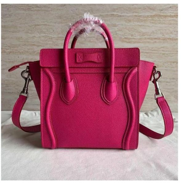 

luggage nano evening bags forever classic smiley bag in drummed natural calfskin cosmetic bags textile genuine leather cases with long shoul