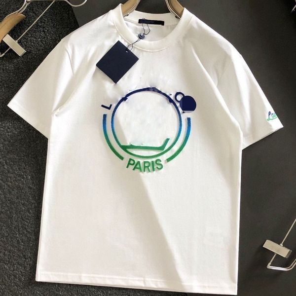 

23 ss men s women designer t shirts short summer fashion casual with brand letter embroidery brand designers clothing size m-4xl .pd0012, White;black