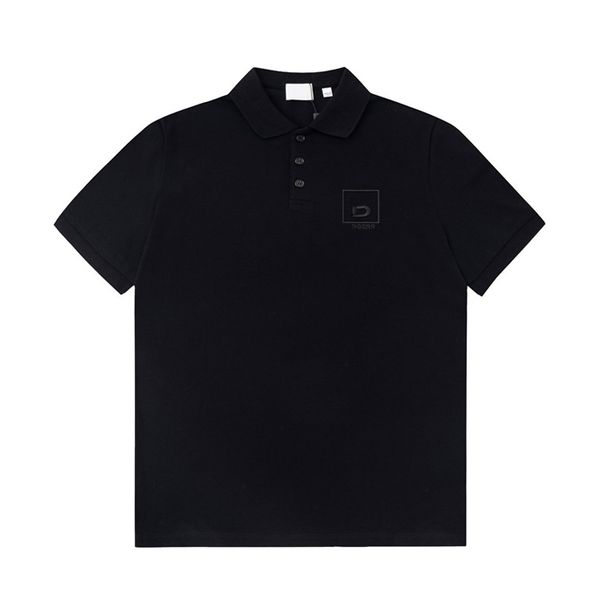 

1 new fashion london england polos shirts mens designers polo shirts high street embroidery printing t shirt men summer cotton casual t-shir, White;black