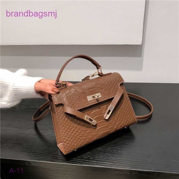 

original designer handbags hermm high sense small 2023 new women's autumn versatile messenger square portable kelys hprn