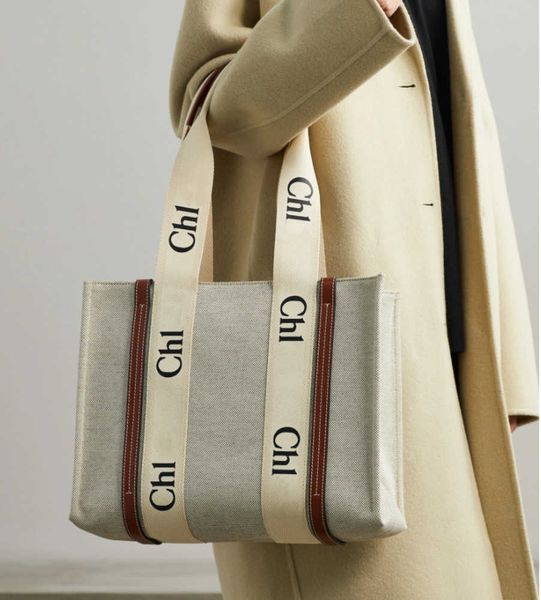 

quality new women handbags woody tote shopping hand high nylon hobo fashion linen large beach s luxury designer travel crossbody shoulder pu