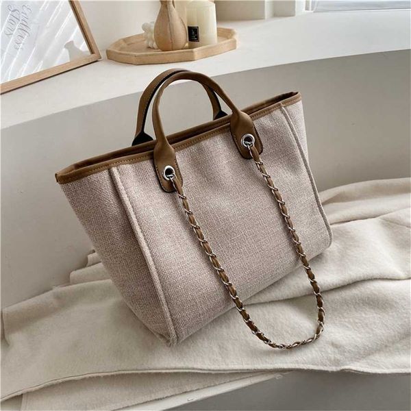 

us purses outlet 60% off simple canvas fashion small fragrance chain 2021 new handheld one shoulder bag