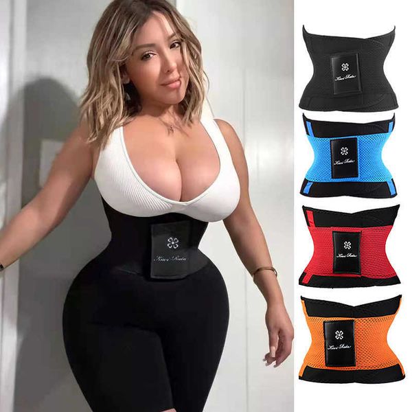 

waist tummy shaper women's binders and shapers faja body shapewear female modeling strap waist trainer cincher sauna sweat belt sheath