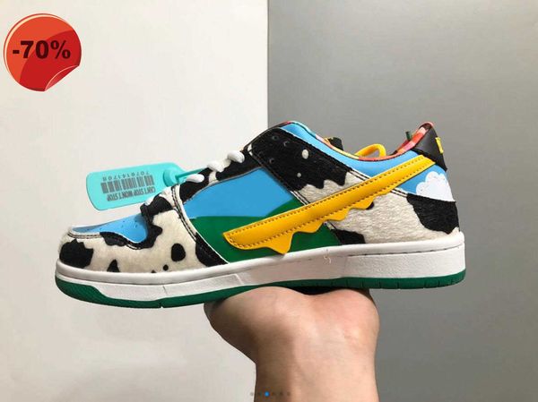 

sandals with box womens new shoes in spring footwear ben jerry dk sb low chunky dunky skateboard shoes designer dunksb outdo, Black