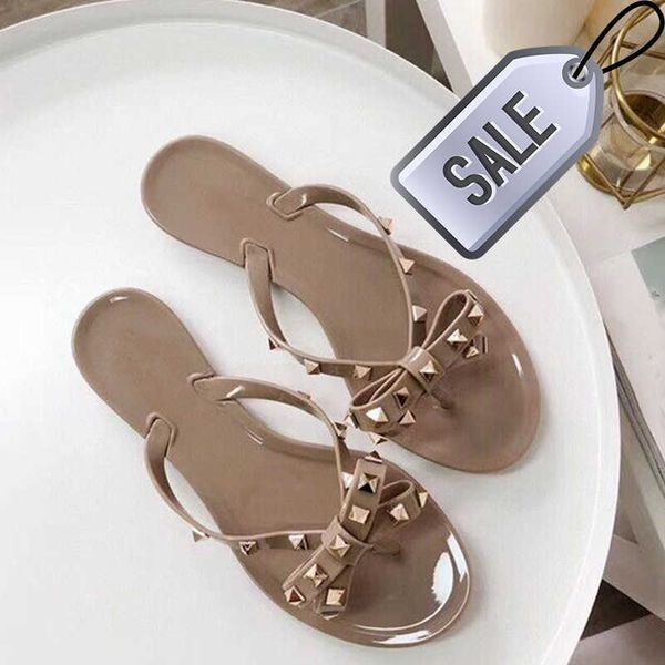 

new brand sandals women summer fashion beach shoes flip-flops jelly casual sandals flat bottomed slippers beach shoes, Black