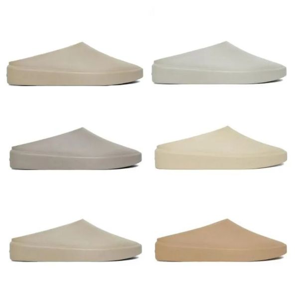 

men women slide slippers fog the california slip on slippers almond cement concrete cream oat mens trainer, Black