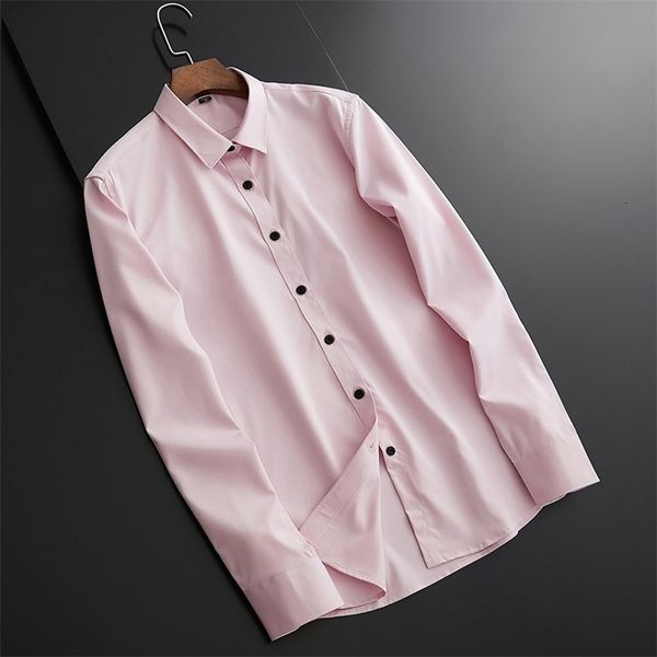 

men's casual shirts customize men shirt long sleeve personalize solid color long sleeve shirt a635 blue white grey 230505, White;black